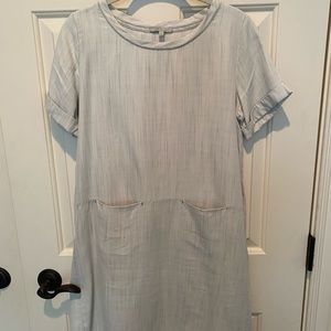 Pale Gray LaJu Los Angeles Dress with Pockets